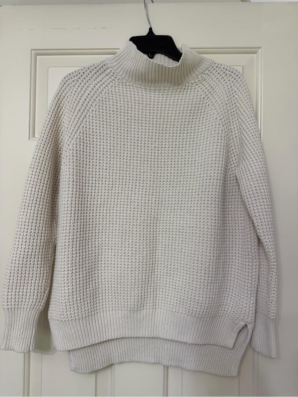 BDG Cream Waffle-Knit Sweater